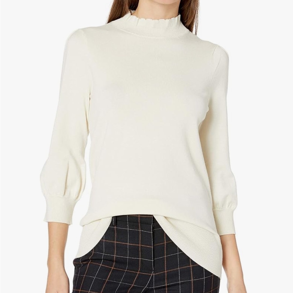 Ruffle Neck Sweater